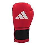 adidas Unisex – Adultos Hybrid 25 Guantes de Boxeo Rojo, 10 oz EU