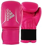 adidas Speed 50 - Guantes de Boxeo para Adulto, Color Rosa y Plateado, 14 oz