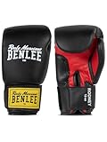 Benlee Rocky Marciano Rodney - Guante de boxeo (PVC), color negro /rojo, talla 14