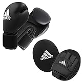 adidas Juego, Compuesto por Guantes de Boxeo y Almohadillas. Ideal para un Entrenamiento de 2....