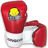 Longeek Guantes de Boxeo para niños 4oz Junior Cartoon Sparring Punchbag, Guantes de Entrenamiento...