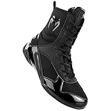 Venum Elite, Zapatos de Boxeo Unisex Adulto, Negro, 38 EU