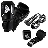 adidas Performance - Juego de Boxeo (Talla única), Color Negro