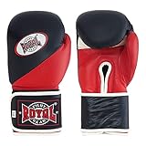 ROYAL FIGHT GEAR Guantes de boxeo de piel de estilo profesional, guantes de boxeo para entrenamiento...