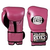 Cleto Reyes CE614P Guante de Entrenamiento en Piel de Res, Unisex Adulto, Rosa, 14 oz